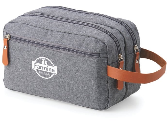 FARMINA NECESSAIRE SILK CINZA